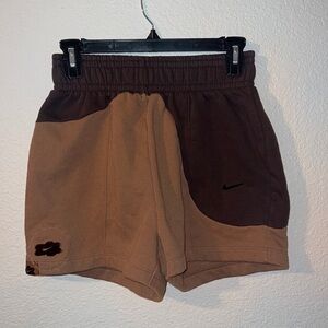Nike color clash sweat shorts